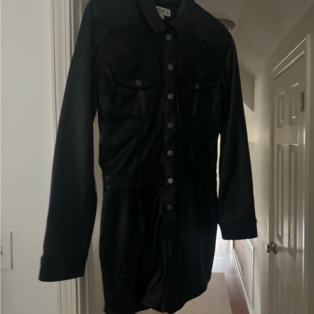 Leather Romper